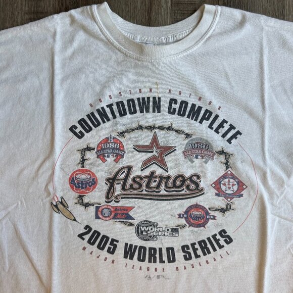 Vintage Houston Astros 2005 World Series T Shirt XL - Picture 2 of 4